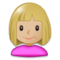 Woman - Medium Light emoji on Samsung